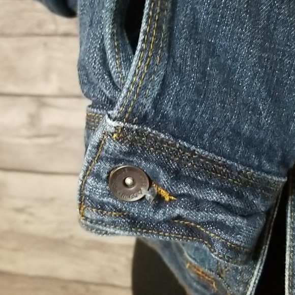 MOSSIMO DISTRESSED DENIM JACKET - Picture 5 of 13